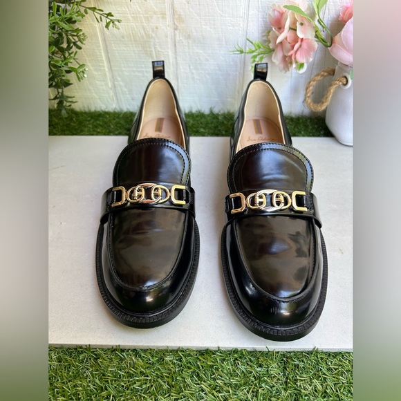 Sam Edelman christy black patent Leather loafers Size 9.5 womens gently us… - Picture 5 of 16